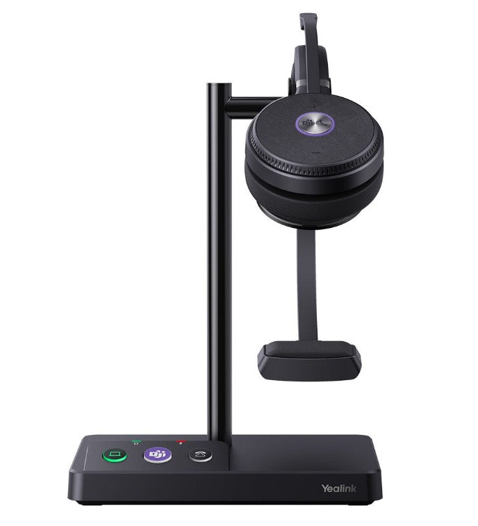 Yealink WH62 Mono Teams DECT Wireless Headset, Busylight On Headset, Leather Ear Cushions, Multi-devices connection, Breathable Wearing, HD Yealink WH62 Mono Teams DECT Wireless Headset, Busylight On Headset, Leather Ear Cushions, Multi-devices connection, Breathable Wearing, HD